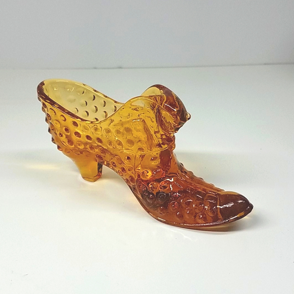 Fenton Glass Shoe